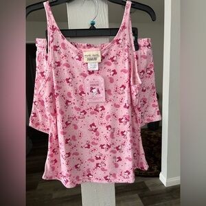 Munki Munki Snoopy Cowboy Paisley Pajama set In Pink.